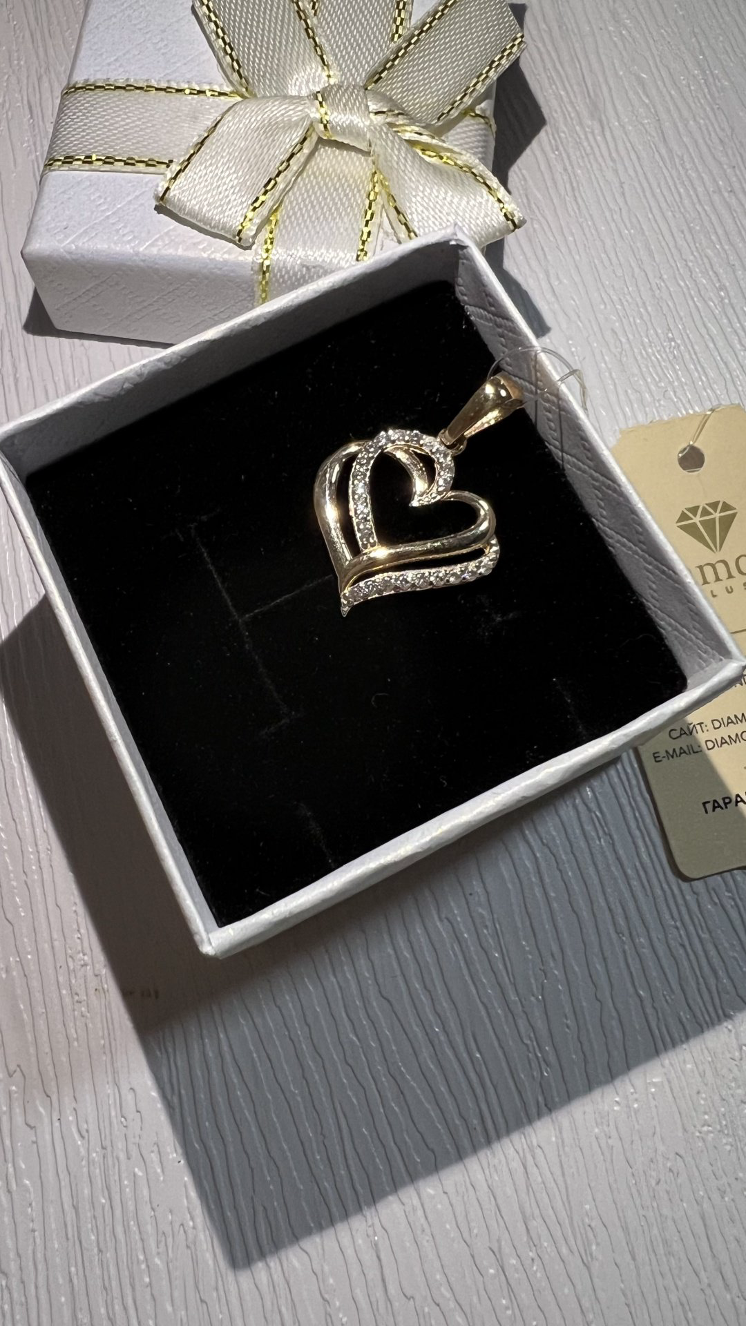 Подвеска Guliko Gold 554752 вес 1.41 г золото, без вставок купить,NaN