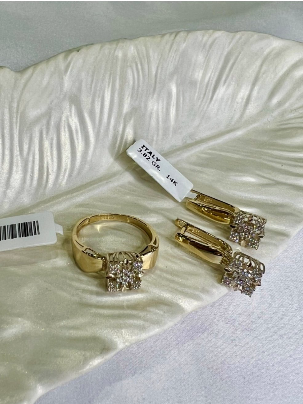 Italy Gold 213654789 вес 6.35 г золото, фианит купить,NaN