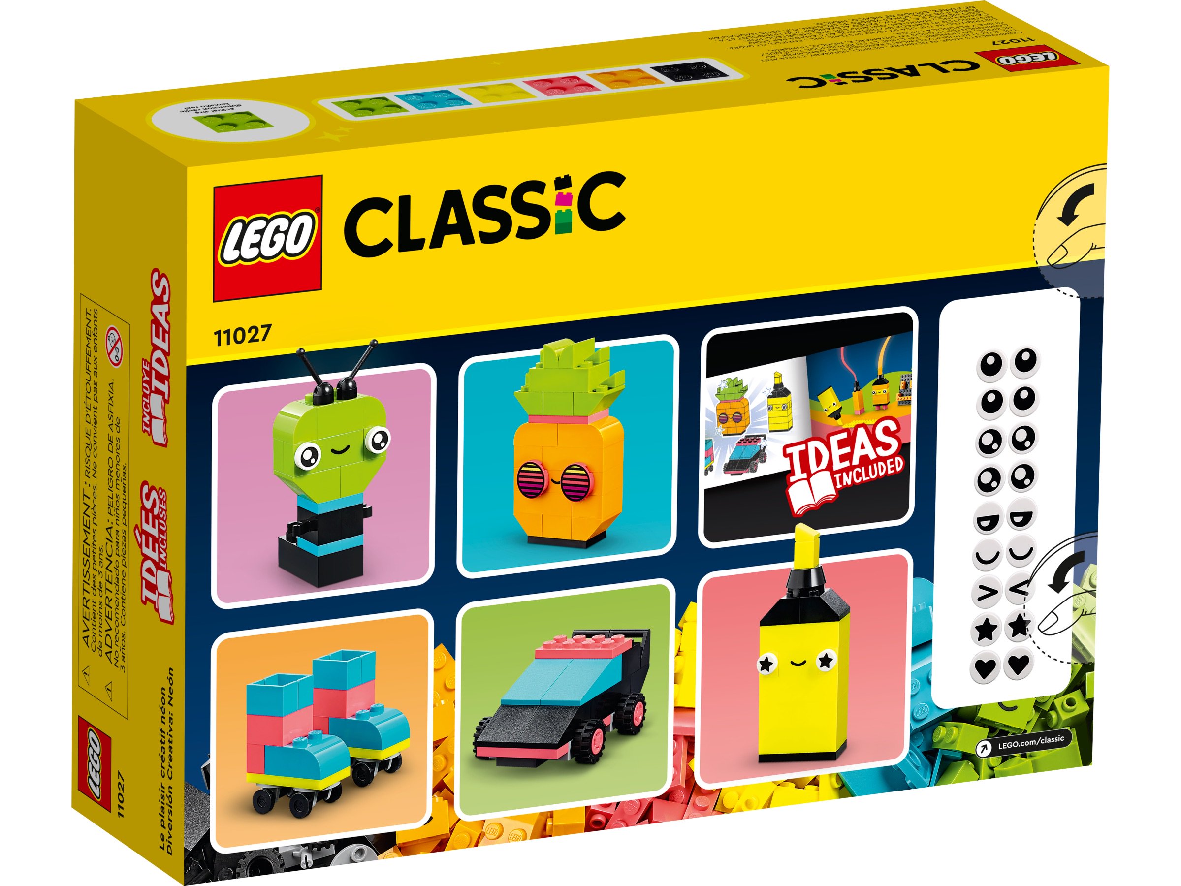 Конструктор Lego Classic Креативное неоновое веселье 11027 333 детали купить,14400