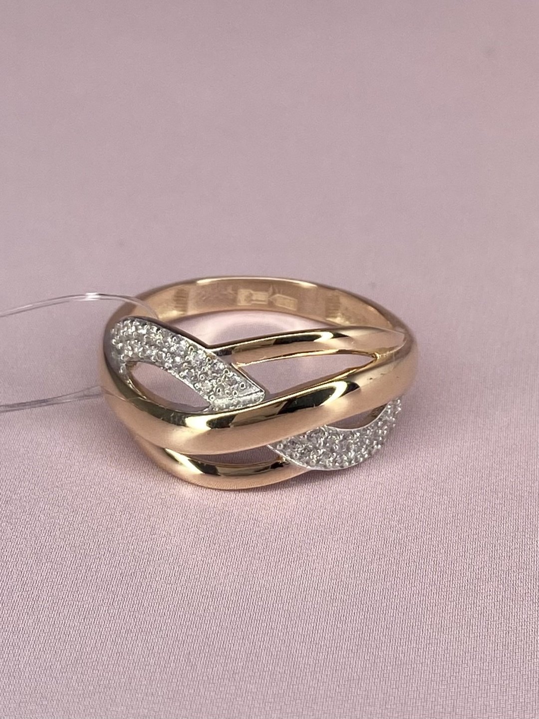 Кольцо Diamond Union Diamond exclusive размер 18 вес 2.33 г золото, фианит купить,NaN