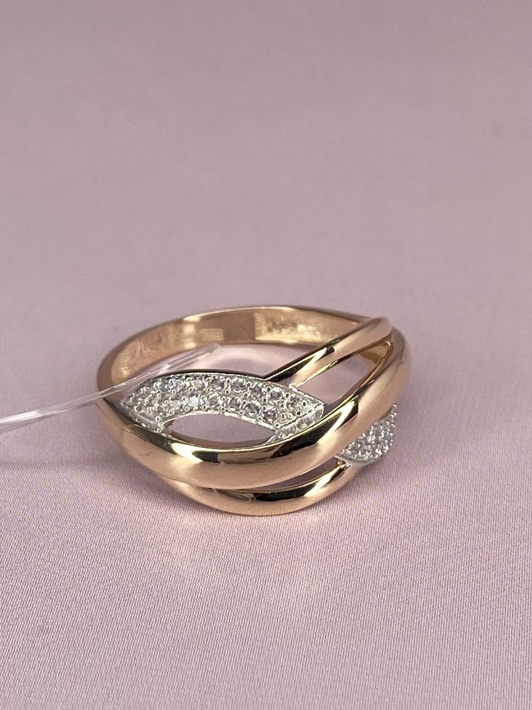 Кольцо Diamond Union Diamond exclusive размер 18 вес 2.33 г золото, фианит купить,NaN