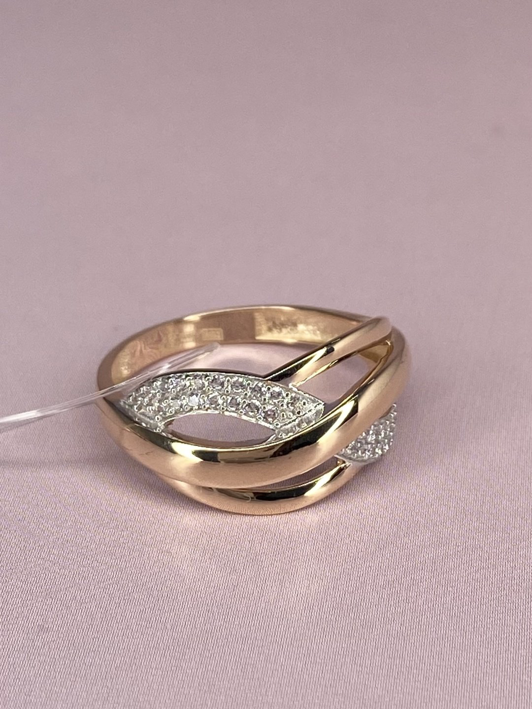 Кольцо Diamond Union Diamond exclusive размер 18 вес 2.33 г золото, фианит купить,NaN