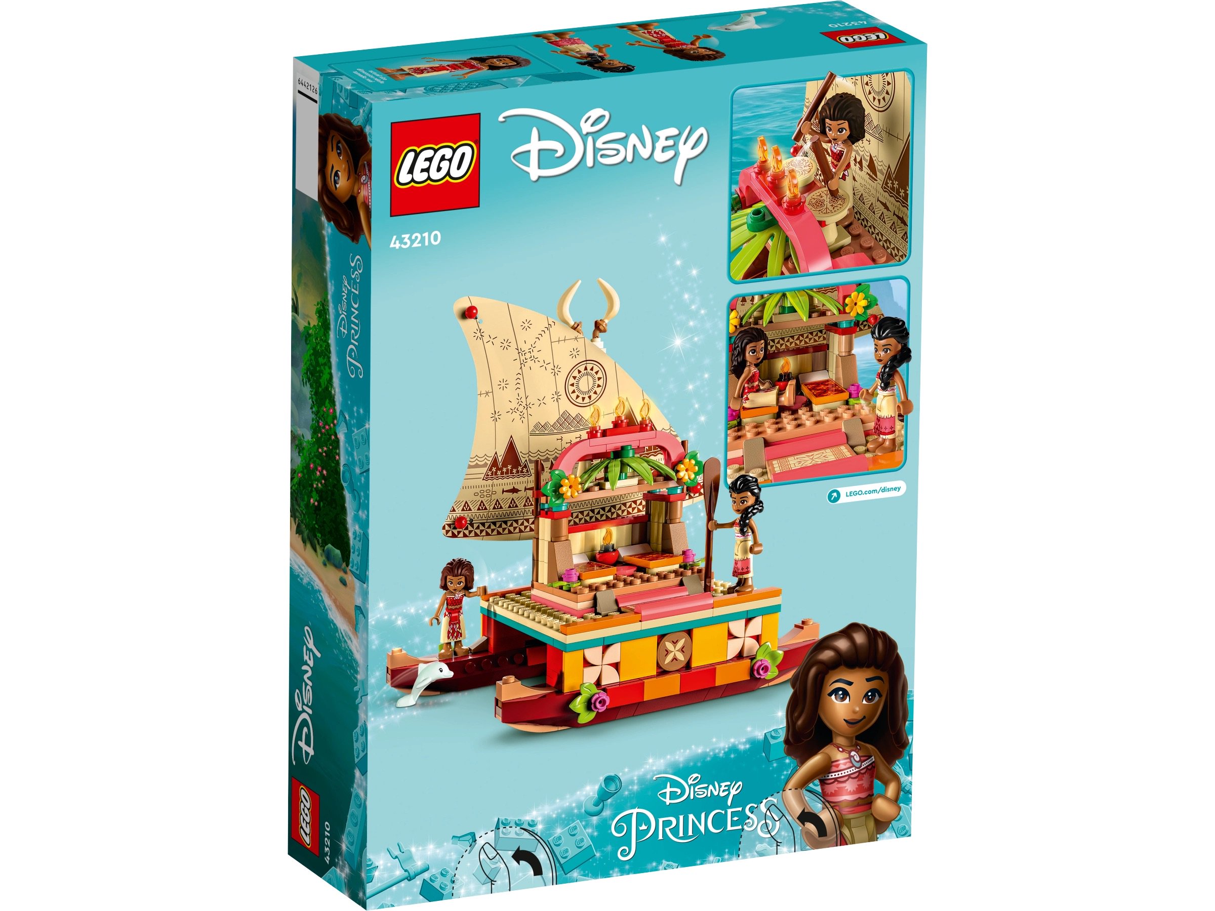 Конструктор Lego Disney Princess Корабль-путеводитель Моаны 43210 321 деталей