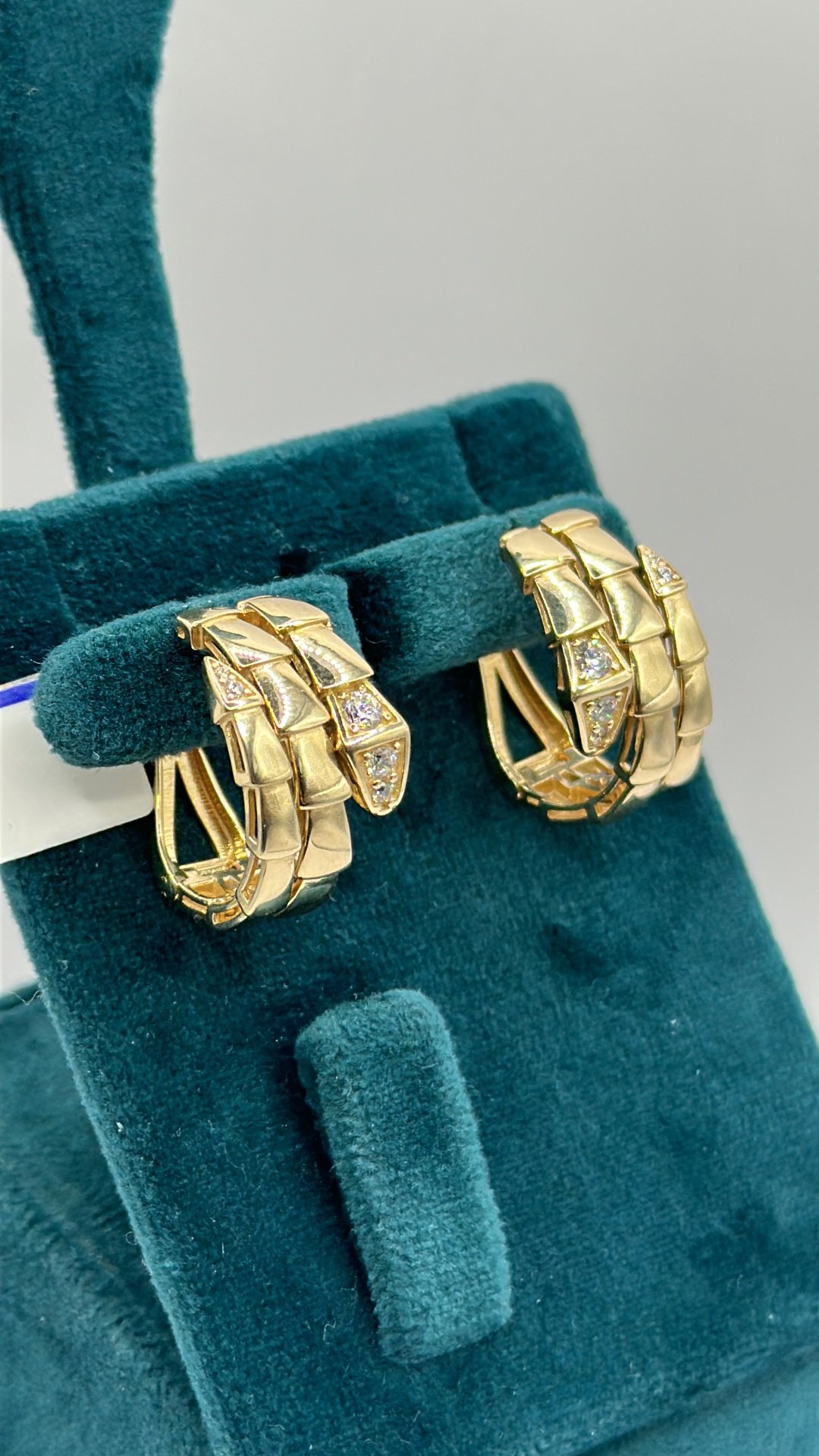 Серьги Ali Gold серьги золото детские конго комплект 585 гвоздики россии бриллиант италия италии змейка жылан Italy вес 6.75 г золото, фианит купить,540000