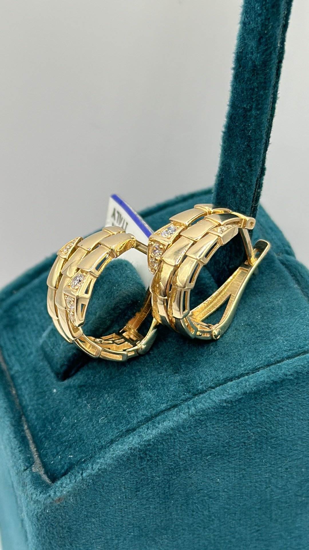 Серьги Ali Gold серьги золото детские конго комплект 585 гвоздики россии бриллиант италия италии змейка жылан Italy вес 6.75 г золото, фианит купить,540000