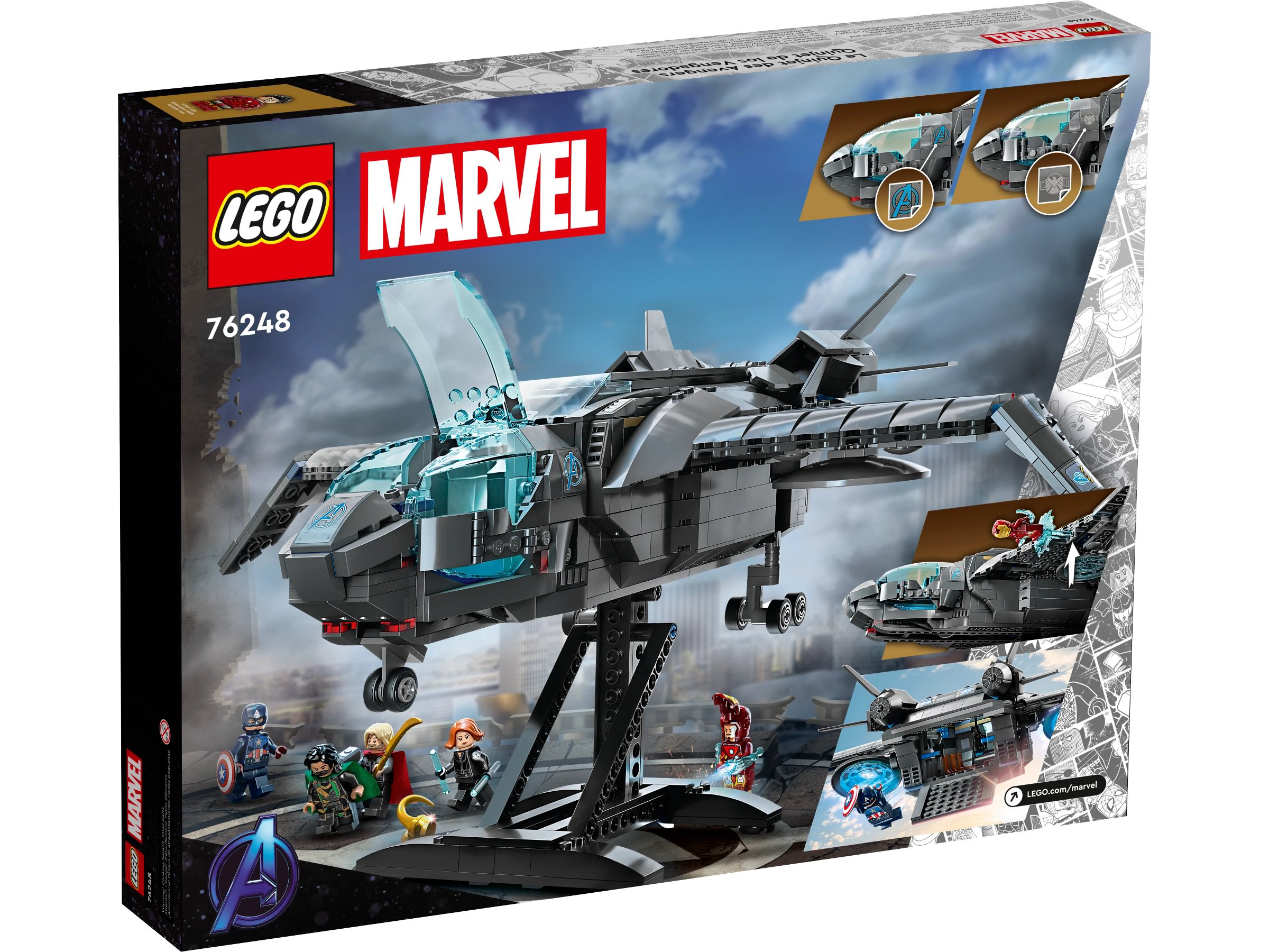 Конструктор Lego Super Heroes Мстители Квинджет Avengers Quinjet 76248 795 деталей купить,NaN