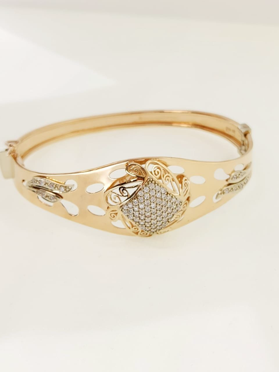 Браслет Altyn Gold 1000129 длина 20 см, вес 12.25 г золото, плетение обод купить,980000