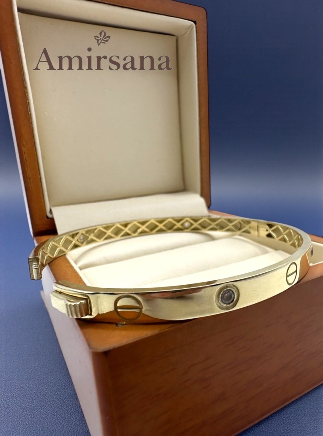 Браслет Amirsana (браслет) 388366255 длина 19 см, вес 6.2 г золото, плетение отсутствует купить,496000