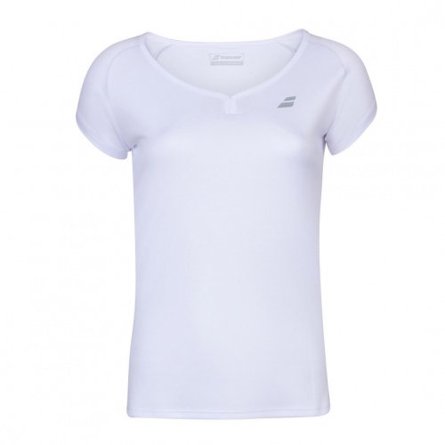 Футболка Babolat Play Cap Sleeve Top Girl 3GP1011-1000 6-8 White White