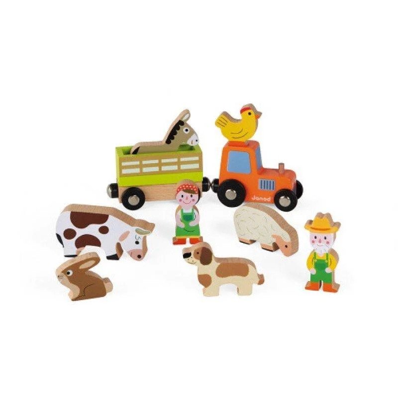 Игровой набор Janod Ферма с животными 3D J08577 купить,0