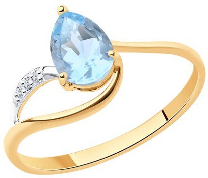 Кольцо Diamant 51-310-00985-1 18р. купить,NaN