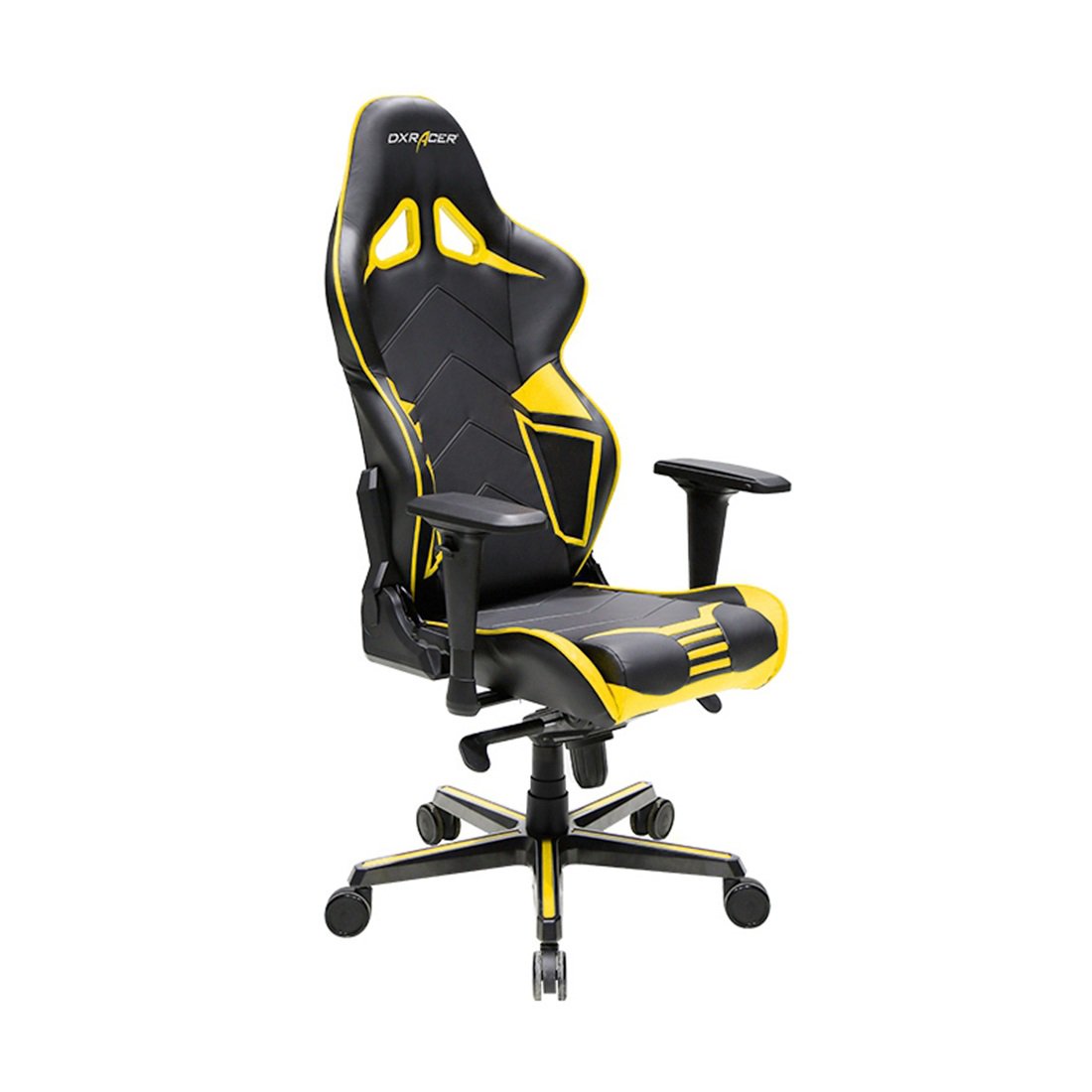 Кресло игровое DXRacer OH/RV131/NY черно-желтое купить,NaN