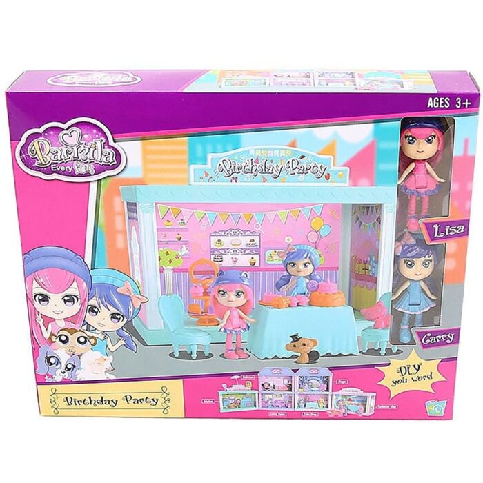 Игровой набор  OS Кукольный домик с 2 куклами 60215 купить,NaN