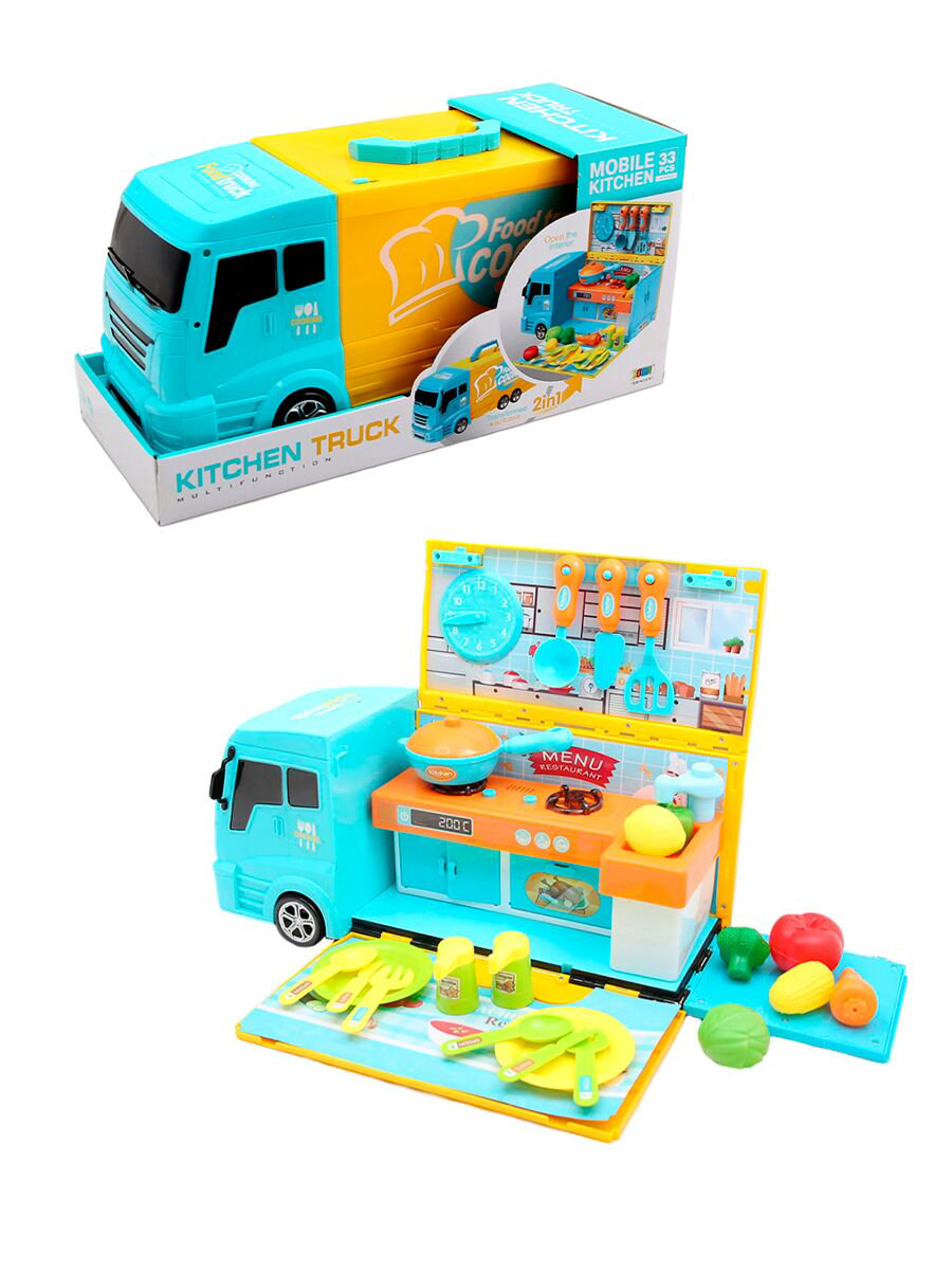 Игровой набор OS Фургон кухня 33 предмета  купить,NaN