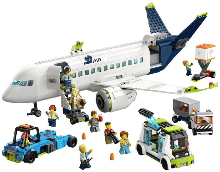 Конструктор Lego City Пассажирский самолет 60367 913 деталей купить,0