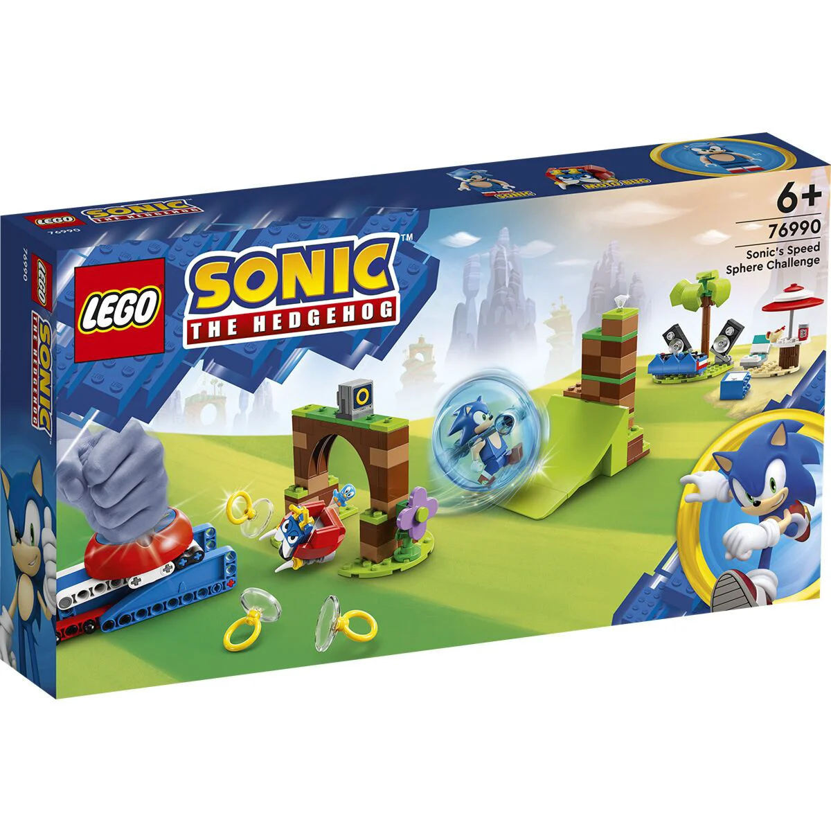 Конструктор Lego Соник Вызов Соника Сферы Скорости 76990 292 детали