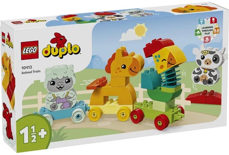 Конструктор Lego Duplo Мой первый поезд для домашних животных 10412 19 деталей купить,0