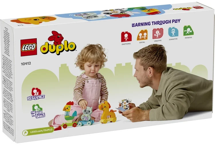 Конструктор Lego Duplo Мой первый поезд для домашних животных 10412 19 деталей купить,0