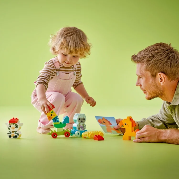 Конструктор Lego Duplo Мой первый поезд для домашних животных 10412 19 деталей купить,0