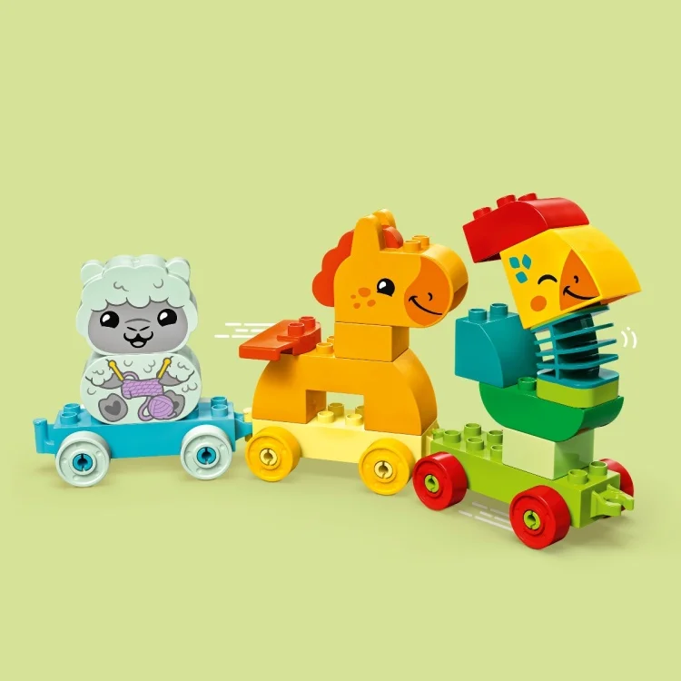 Конструктор Lego Duplo Мой первый поезд для домашних животных 10412 19 деталей купить,0