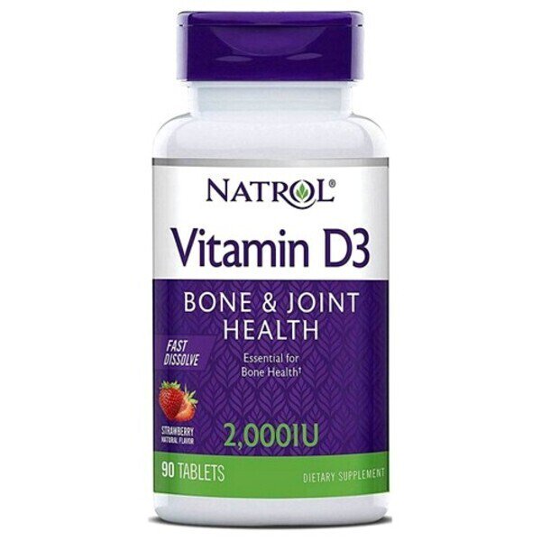 Natrol Vitamin D3 2000 ме 90шт таблетки