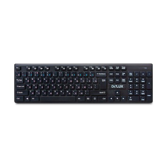 Клавиатура Delux DLK-150GB чёрная