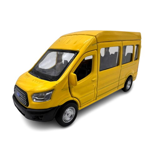 Машинка Ideal 112084 Transit 1:43 желтая