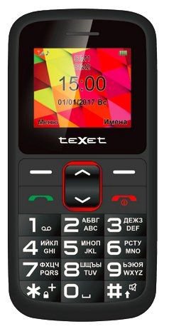 Мобильный телефон TeXet TM-B217 Black-red купить,NaN