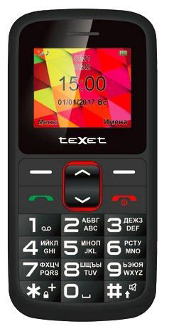 Мобильный телефон TeXet TM-B217 Black-red купить,NaN