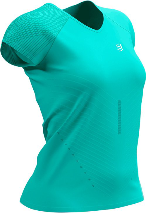 Футболка женская Compressport Performance AW00110L голубая XS купить,NaN