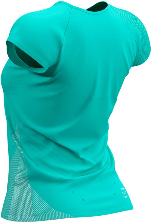 Футболка женская Compressport Performance AW00110L голубая XS купить,NaN