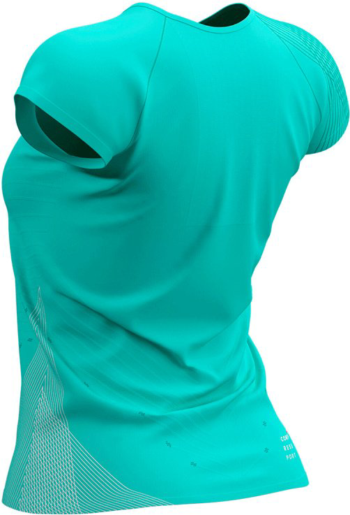 Футболка женская Compressport Performance AW00110L голубая XS купить,NaN