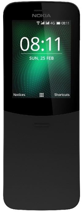 Мобильный телефон Nokia 8110 Black