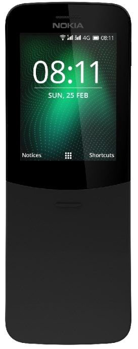 Мобильный телефон Nokia 8110 Black