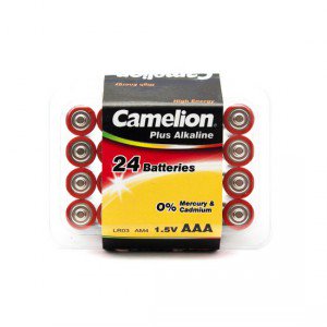 Батарейки Camelion Plus Alkaline LR03-PB24 24шт