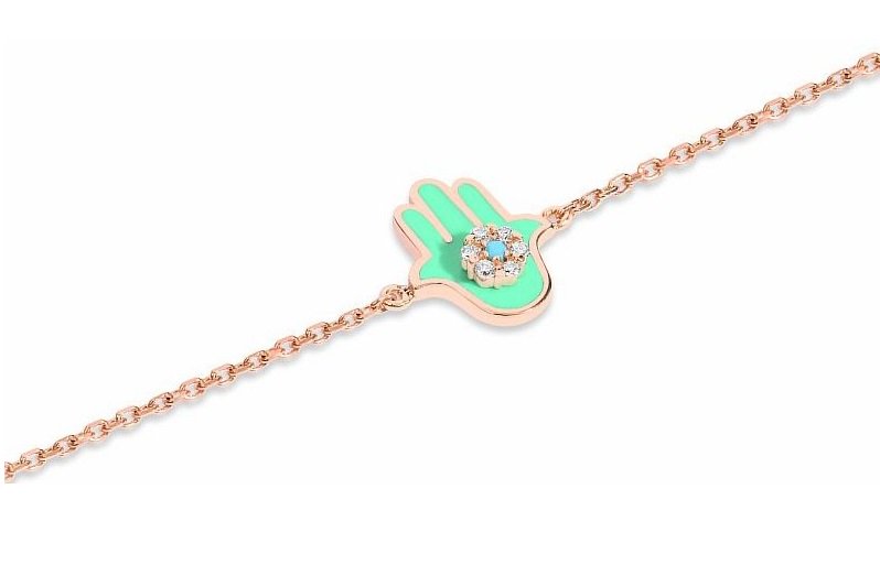 Браслет Djula 1243 18р 1,25гр 0,01ct. купить,NaN