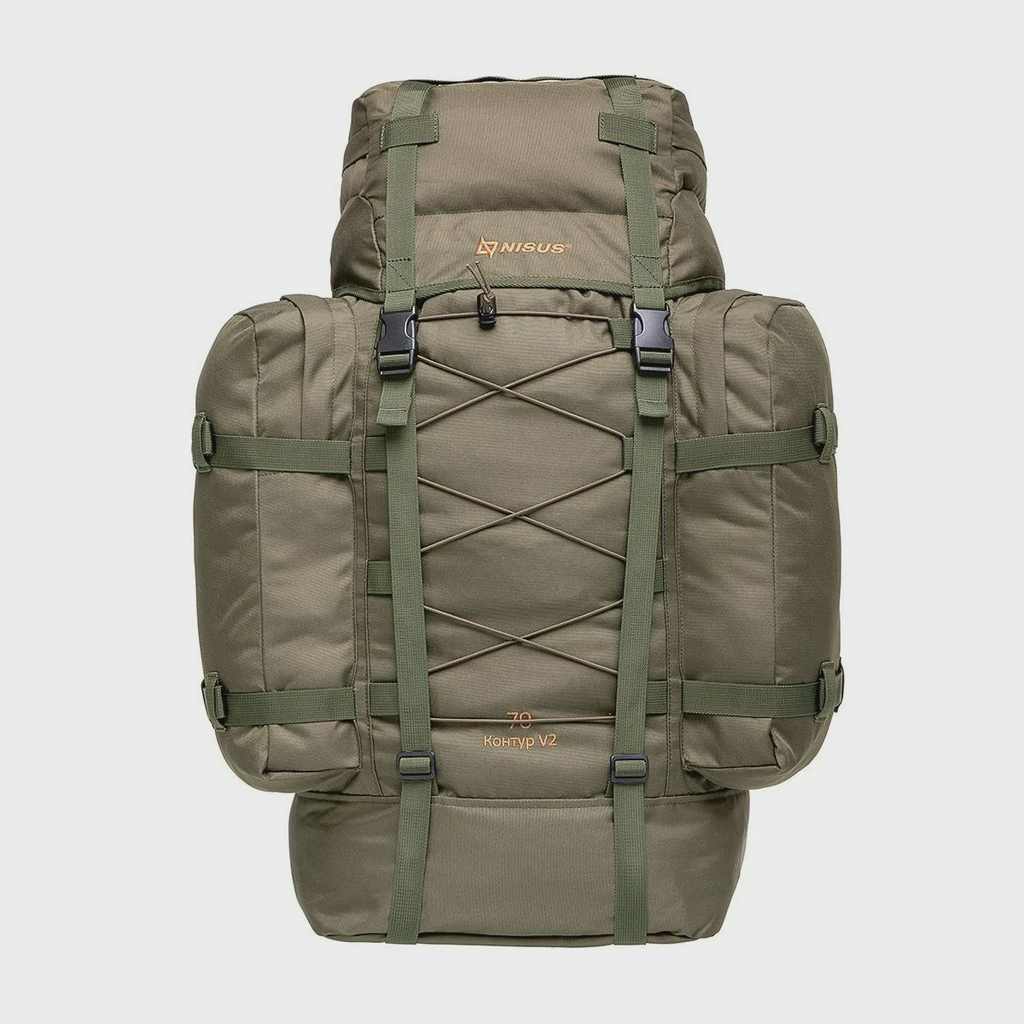 Рюкзак туристический Nisus Contour N-TB1379-50L 50 л хаки