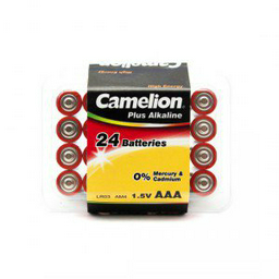 Батарейки Camelion Plus Alkaline LR03-PB24 24шт