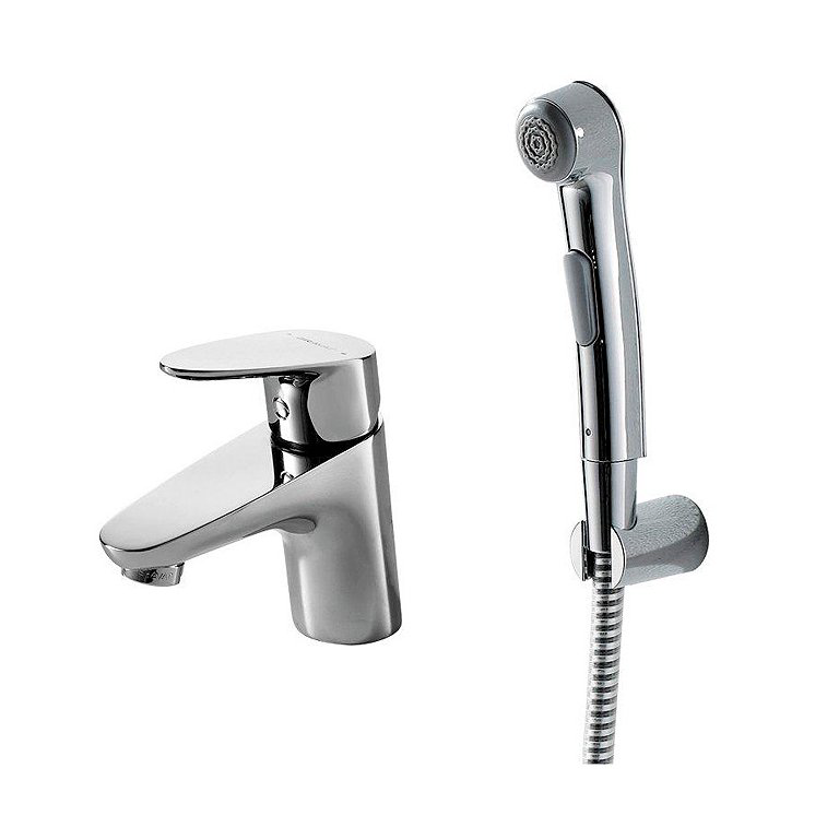 Смеситель Bravat Drop F14898C-2 хром купить,NaN