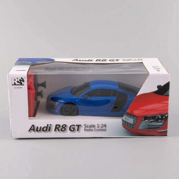 Машинка RW 1:24 Audi R8 GT синяя купить,NaN
