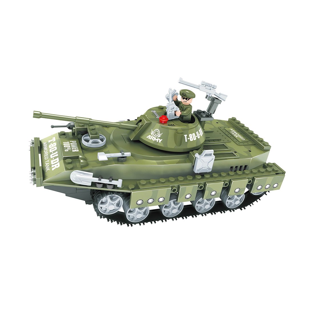 Конструктор Ausini Армия Средний танк T-80UD 22502 213 предметов 