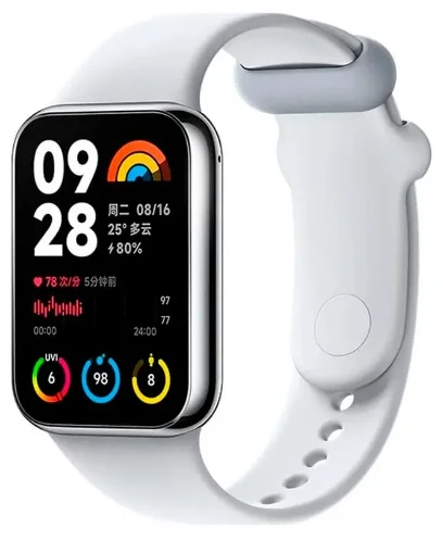 Фитнес-браслет Xiaomi Mi Smart Band 8 Pro BHR8007GL 25.4мм Light Grey