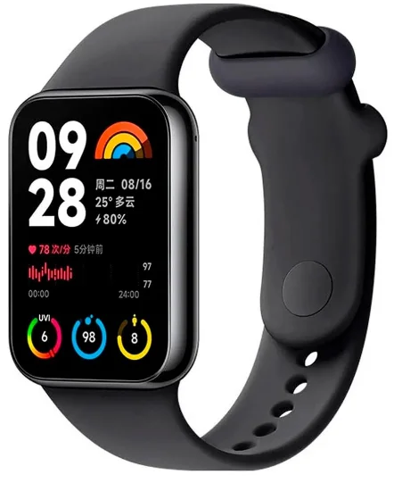 Фитнес-браслет Xiaomi Mi Smart Band 8 Pro BHR8017GL 25.4мм Black