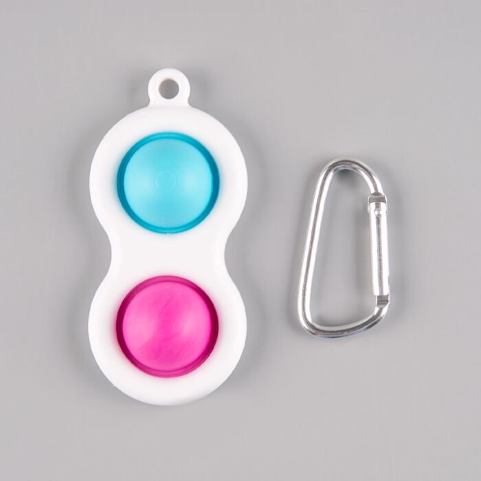 Игрушка антистресс  Pop-it  Simple Dimple Брелок купить,NaN