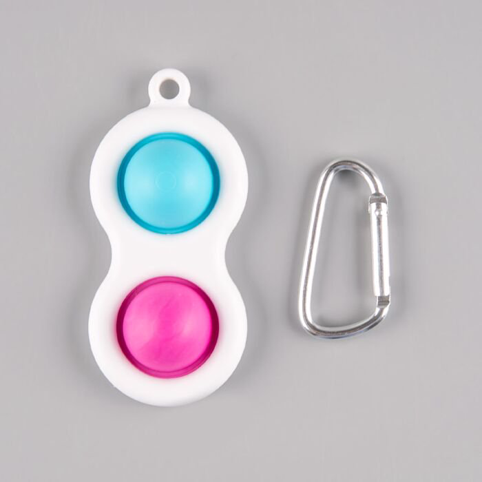 Игрушка антистресс  Pop-it  Simple Dimple Брелок купить,NaN