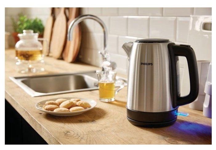 Электрочайник Philips HD-9350/91 1.7л серебристый купить,NaN