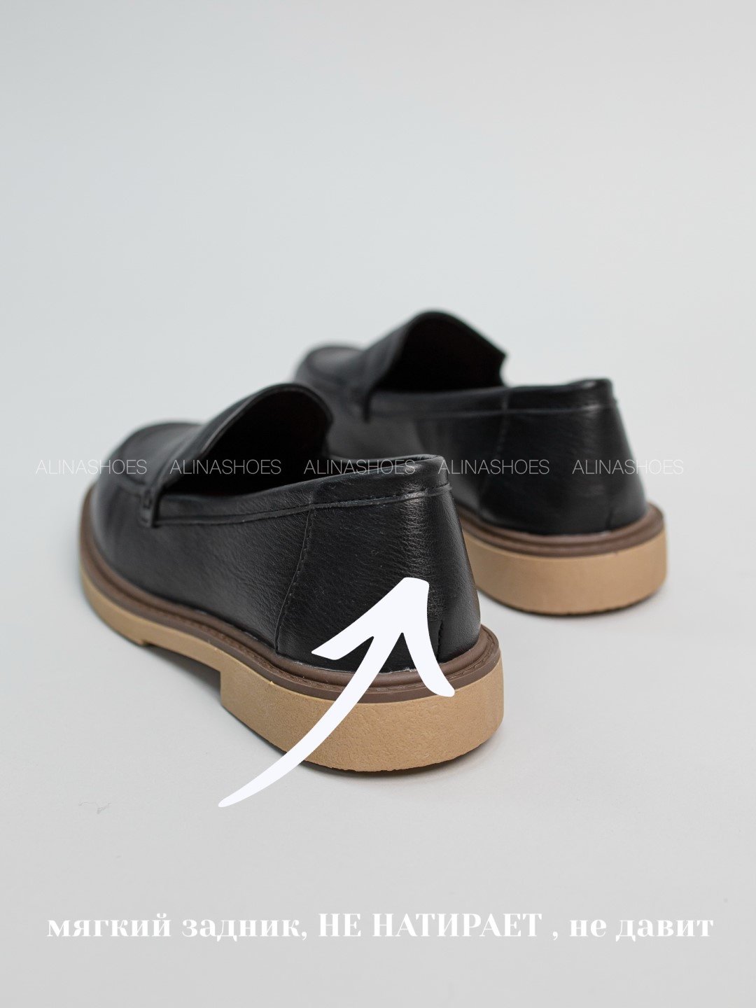 Лоферы alinashoes black 40 купить,NaN