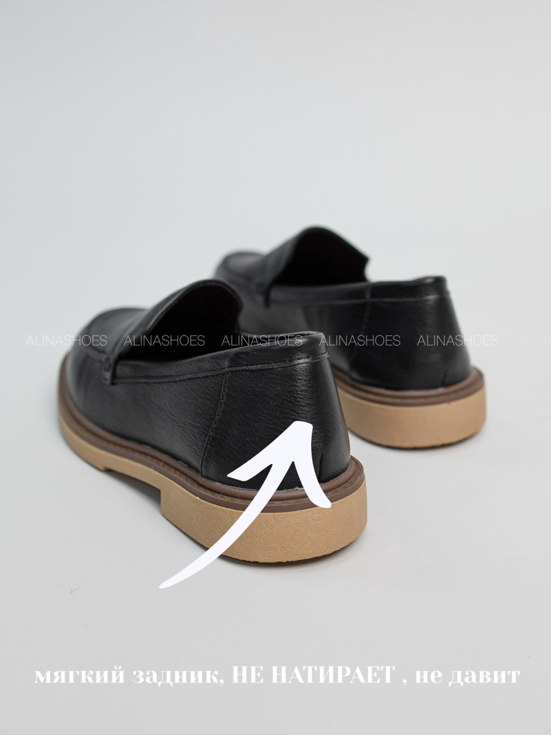 Лоферы alinashoes black 40 купить,NaN
