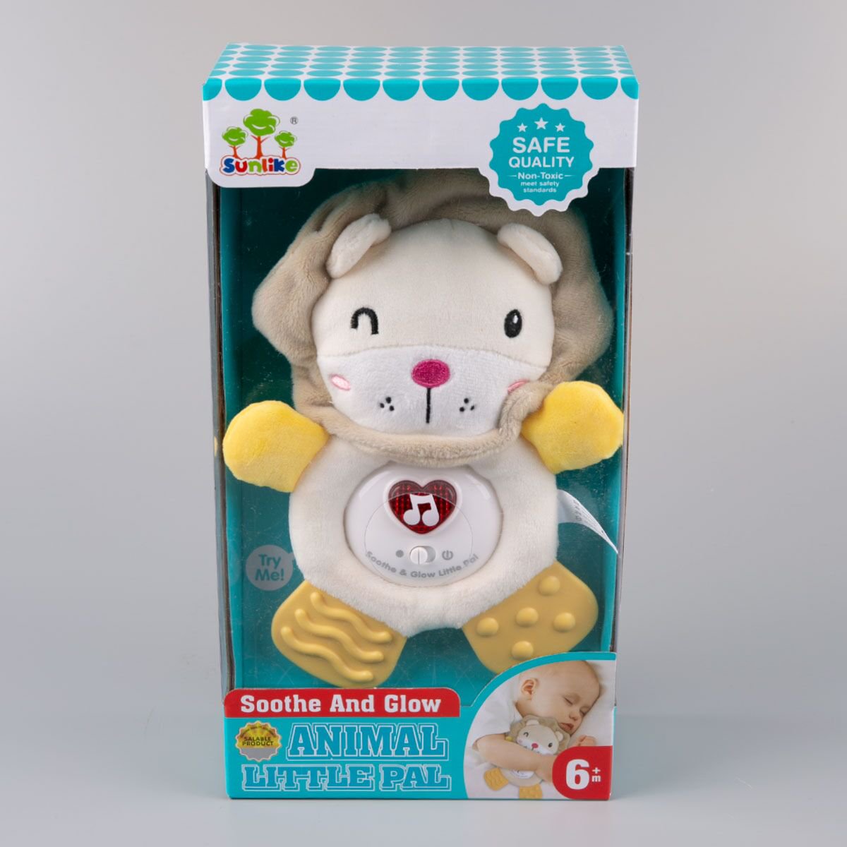 Погремушка Львенок SL88004 бежевая - ForteMarket Погремушка Львенок SL88004 бежевая купить,0
