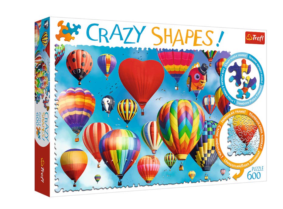 Пазл Trefl Crazy Shapes Разноцветные шары 600 деталей купить,NaN
